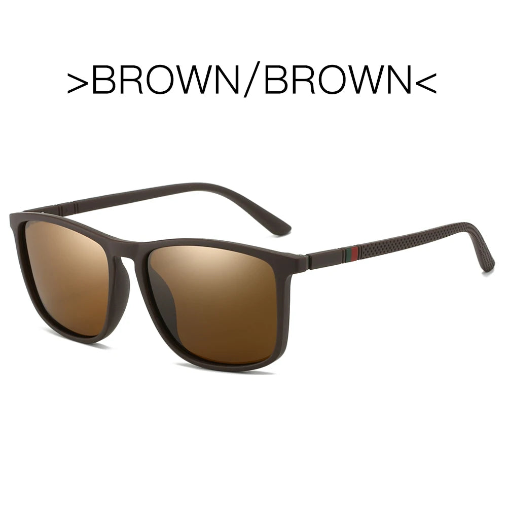 Brune briller med brunt glass