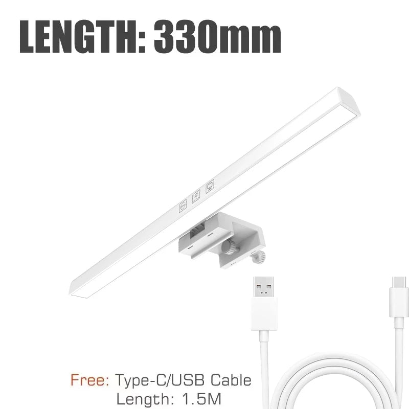Hvit skjermlys, bredde 33 cm
