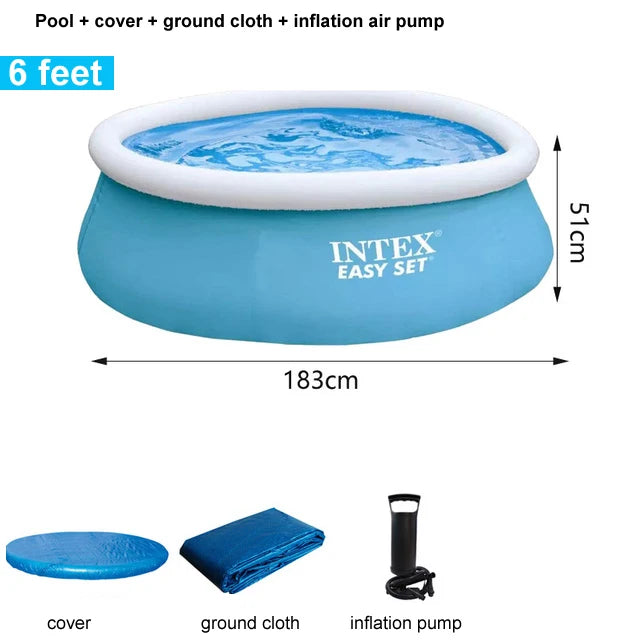 Intex med mål, 6 fot