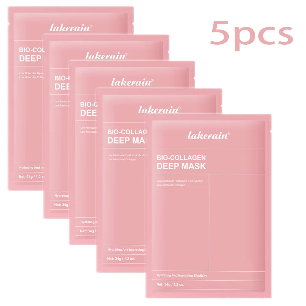 Bio-Collagen Real Deep Mask Supplement Collagen Hydrating Overnight Hydrogel Mask Elasticity Improvement Pore Minimizing Firming liteogstort.no