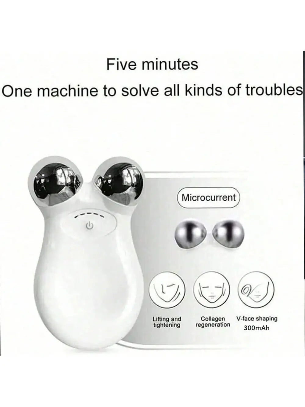 Portable Mini Home Facial Toning Device Handheld Microcurrent Anti-Aging Face Massager for Eye Wrinkle Removal liteogstort.no