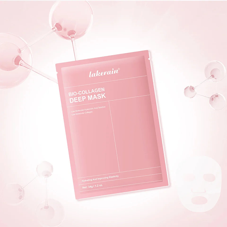 Bio-Collagen Real Deep Mask Supplement Collagen Hydrating Overnight Hydrogel Mask Elasticity Improvement Pore Minimizing Firming liteogstort.no