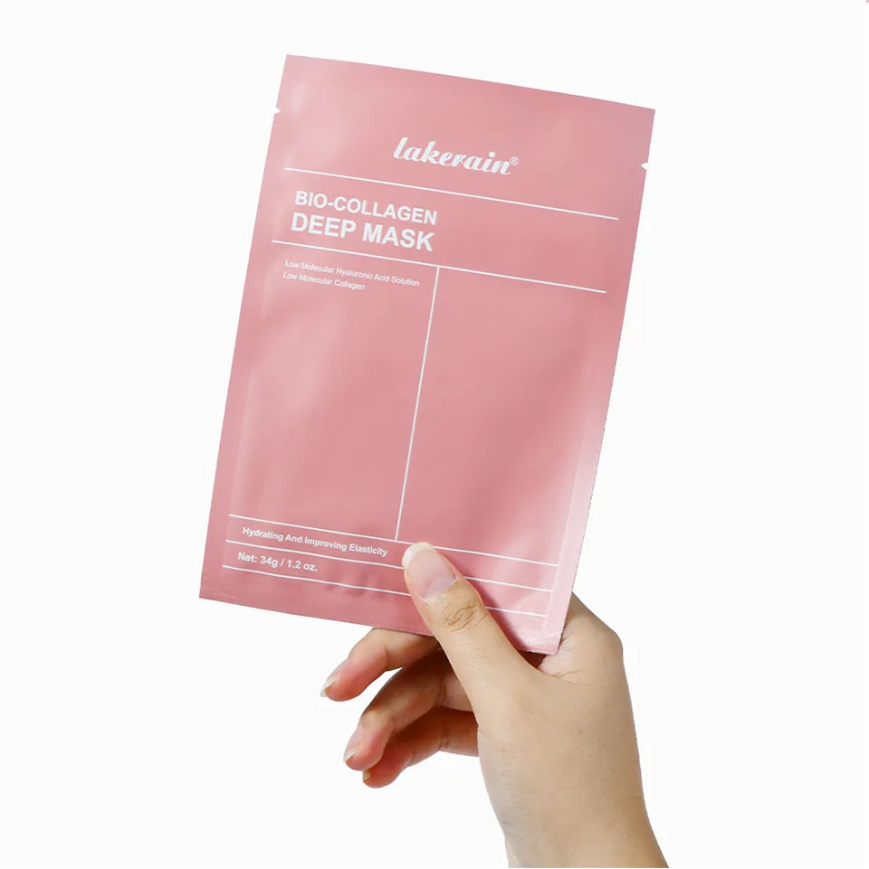 Bio-Collagen Real Deep Mask Supplement Collagen Hydrating Overnight Hydrogel Mask Elasticity Improvement Pore Minimizing Firming liteogstort.no