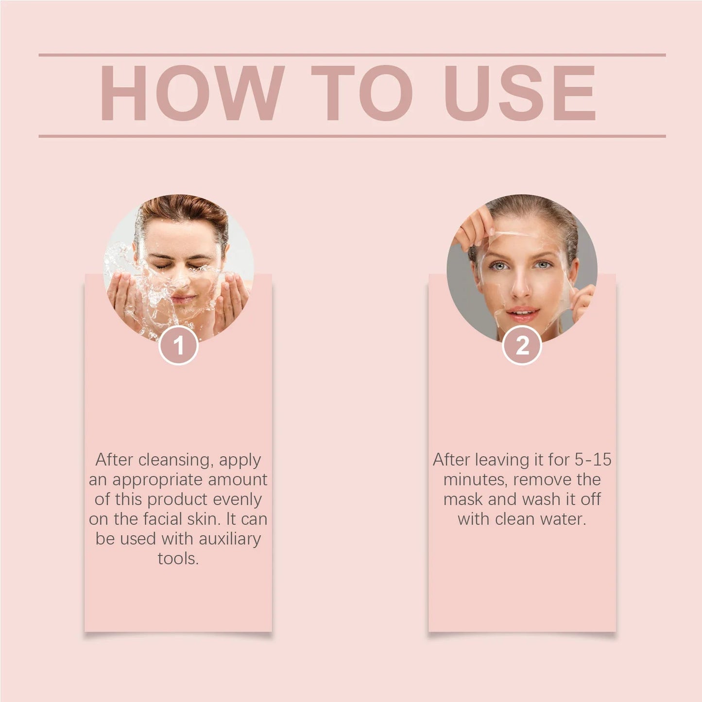 Collagen Peel-off Mask Deep Hydrating Fade Fine Lines Firming Shrink Pores Brightening Overnight Wrapping Mask Face Skin Care liteogstort.no