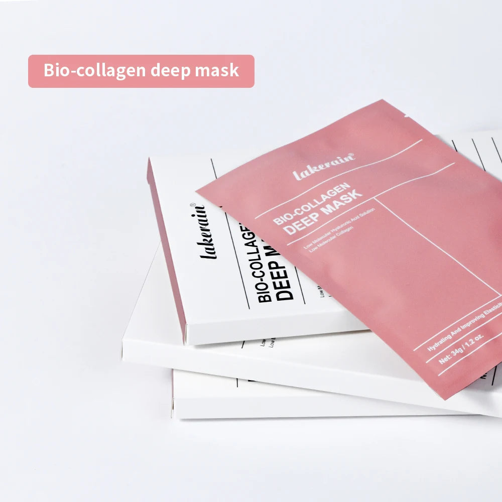 Bio-Collagen Real Deep Mask Supplement Collagen Hydrating Overnight Hydrogel Mask Elasticity Improvement Pore Minimizing Firming liteogstort.no