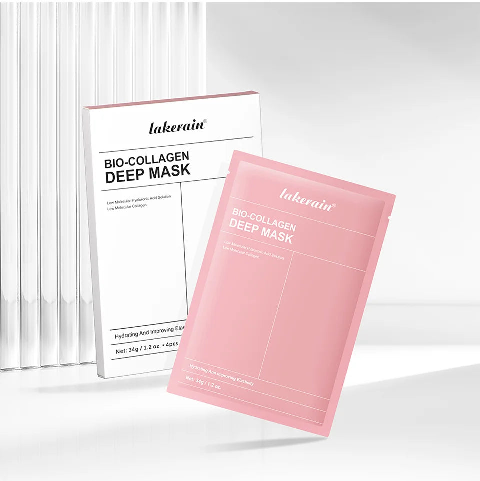 Bio-Collagen Real Deep Mask Supplement Collagen Hydrating Overnight Hydrogel Mask Elasticity Improvement Pore Minimizing Firming liteogstort.no