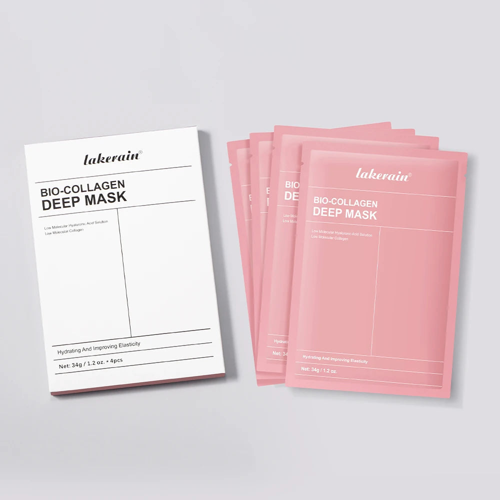 Bio-Collagen Real Deep Mask Supplement Collagen Hydrating Overnight Hydrogel Mask Elasticity Improvement Pore Minimizing Firming liteogstort.no