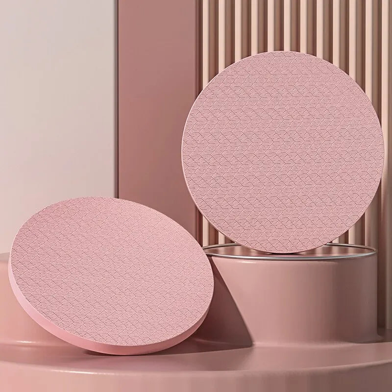 Yoga kne pads i fargen rosa