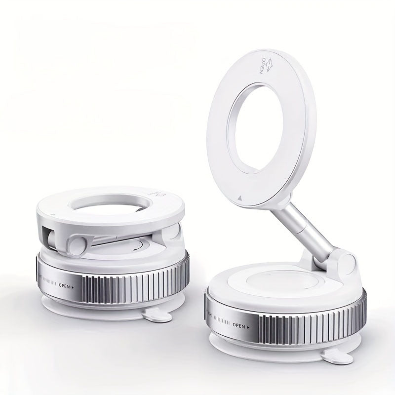 Hands-free, magnetisk mobilholder til bil – Vakuumsug & 360° rotasjon liteogstort.no