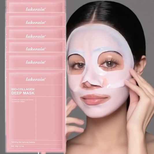 Bio-Collagen Real Deep Mask Supplement Collagen Hydrating Overnight Hydrogel Mask Elasticity Improvement Pore Minimizing Firming liteogstort.no