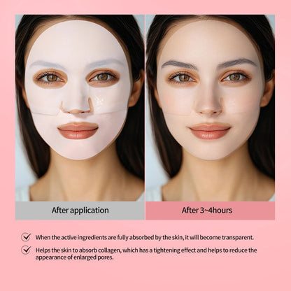 Bio-Collagen Real Deep Mask Supplement Collagen Hydrating Overnight Hydrogel Mask Elasticity Improvement Pore Minimizing Firming liteogstort.no