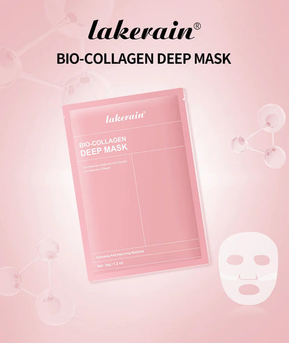 Bio-Collagen Real Deep Mask Supplement Collagen Hydrating Overnight Hydrogel Mask Elasticity Improvement Pore Minimizing Firming liteogstort.no