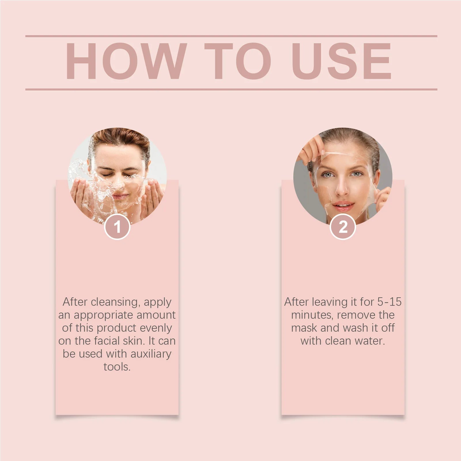 Collagen Peel-off Mask Deep Hydrating Fade Fine Lines Firming Shrink Pores Brightening Overnight Wrapping Mask Face Skin Care liteogstort.no