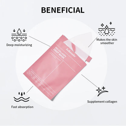 Bio-Collagen Real Deep Mask Supplement Collagen Hydrating Overnight Hydrogel Mask Elasticity Improvement Pore Minimizing Firming liteogstort.no