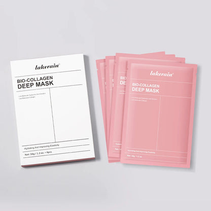 Bio-Collagen Real Deep Mask Supplement Collagen Hydrating Overnight Hydrogel Mask Elasticity Improvement Pore Minimizing Firming liteogstort.no