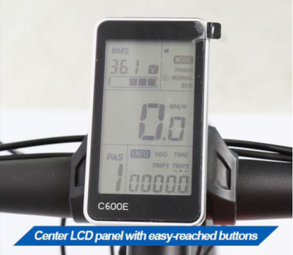 Sykkel med LCD-display