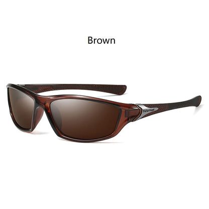 Brune, sportslige solbriller